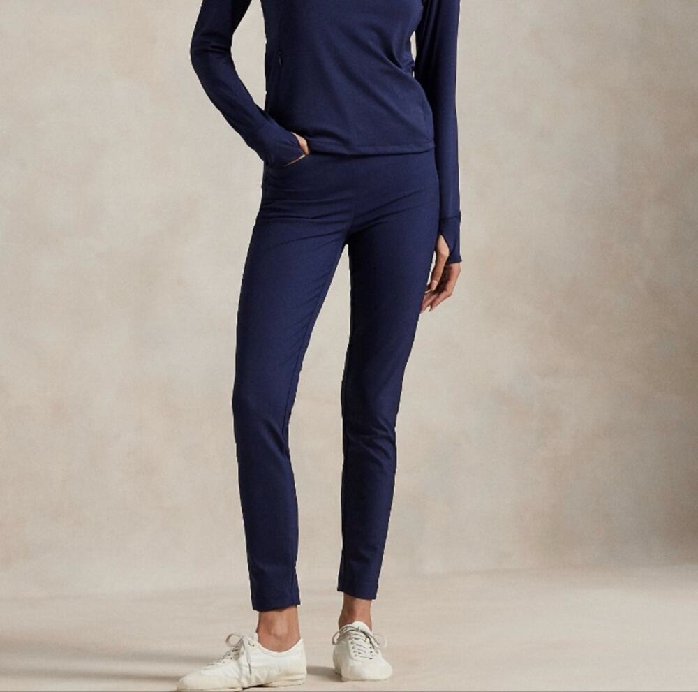 RLX Ralph Lauren NWT Stretch Athletic 30” Golf Pants Navy Womens Size 8